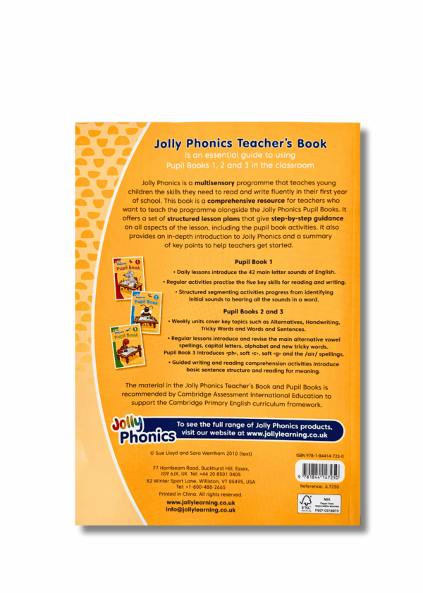 Книга за учителя Jolly Phonics Teacher’s Book - Image 2