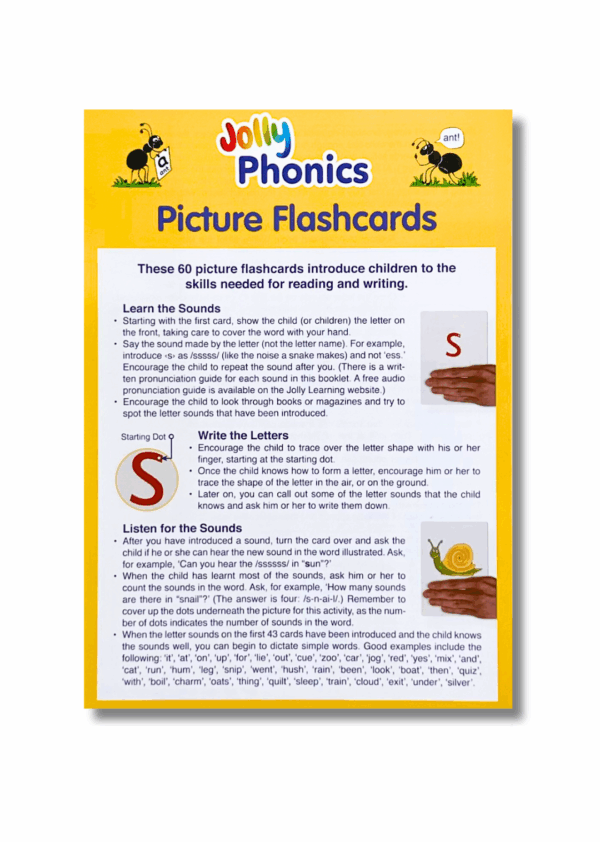 Картинни флаш карти Jolly Phonics Picture Flashcards - Image 5