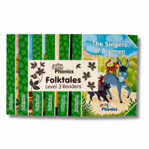 Jolly Phonics Folktales Readers – Зелено ниво (Ниво 3) – Комплект от 6 книжки