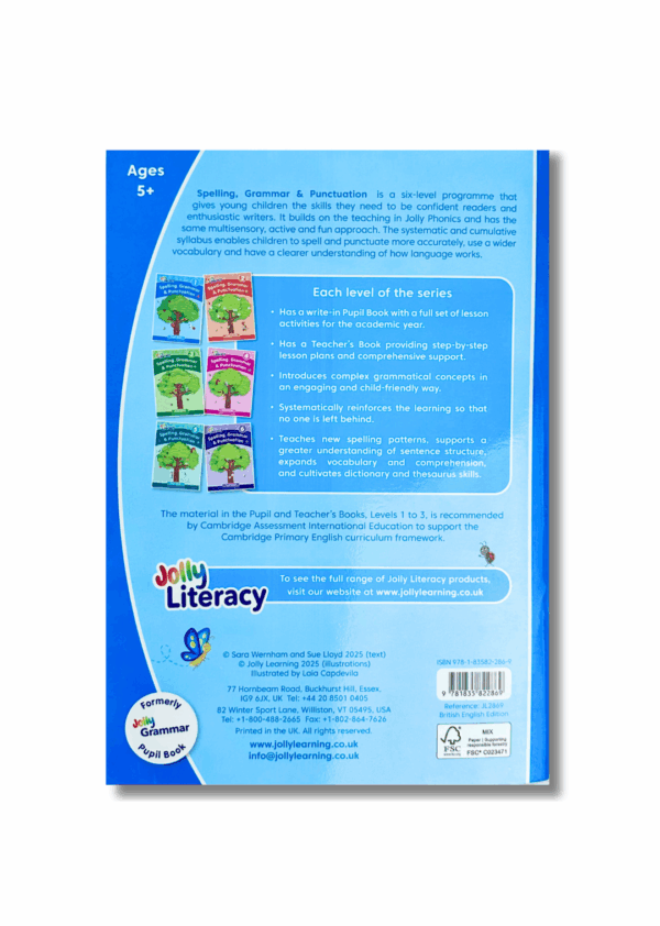 Spelling, Grammar & Punctuation Pupil - Book 1 (Precursive Letters) - Image 2