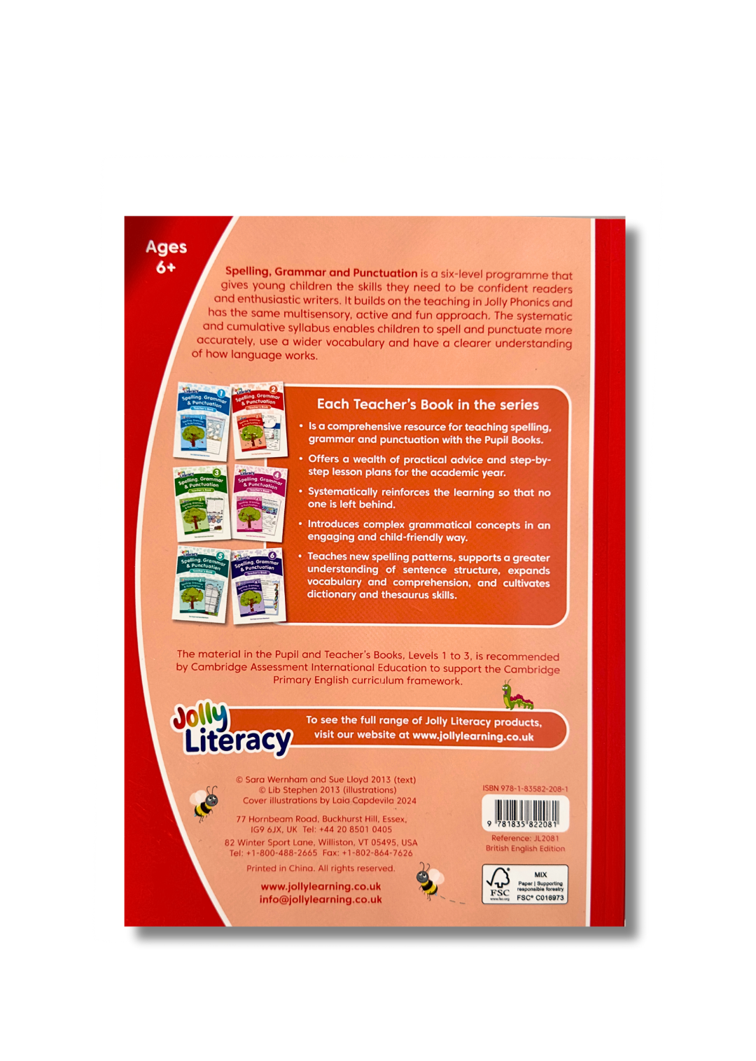 Spelling, Grammar & Punctuation Teacher's Book 2 (Precursive Letters) - Image 2