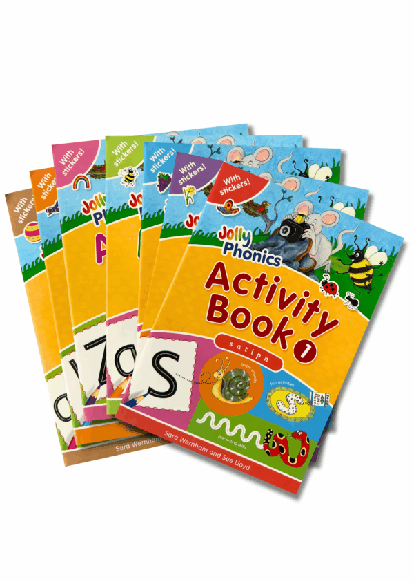Jolly Phonics Activity Books 1–7 - Комплект от 7 книжки