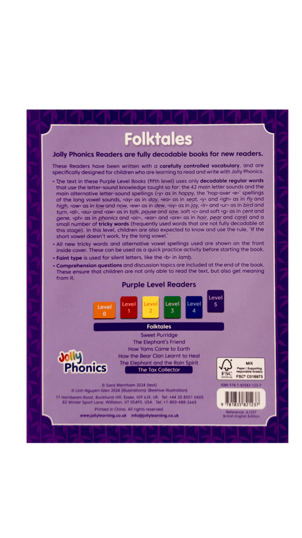 Jolly Phonics Folktales Readers – Лилаво ниво (Ниво 5) – Комплект от 6 книжки - Image 8