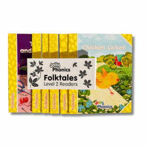 Jolly Phonics Folktales Readers – Жълто ниво (Ниво 2) – Комплект от 6 книжки