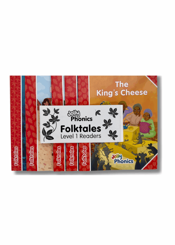 Jolly Phonics Folktales Readers – Червено ниво (Ниво 1) – Комплект от 6 книжки