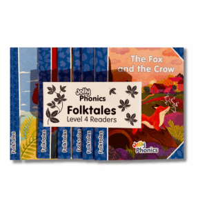 Jolly Phonics Folktales Readers – Синьо ниво (Ниво 4) – Комплект от 6 книжки