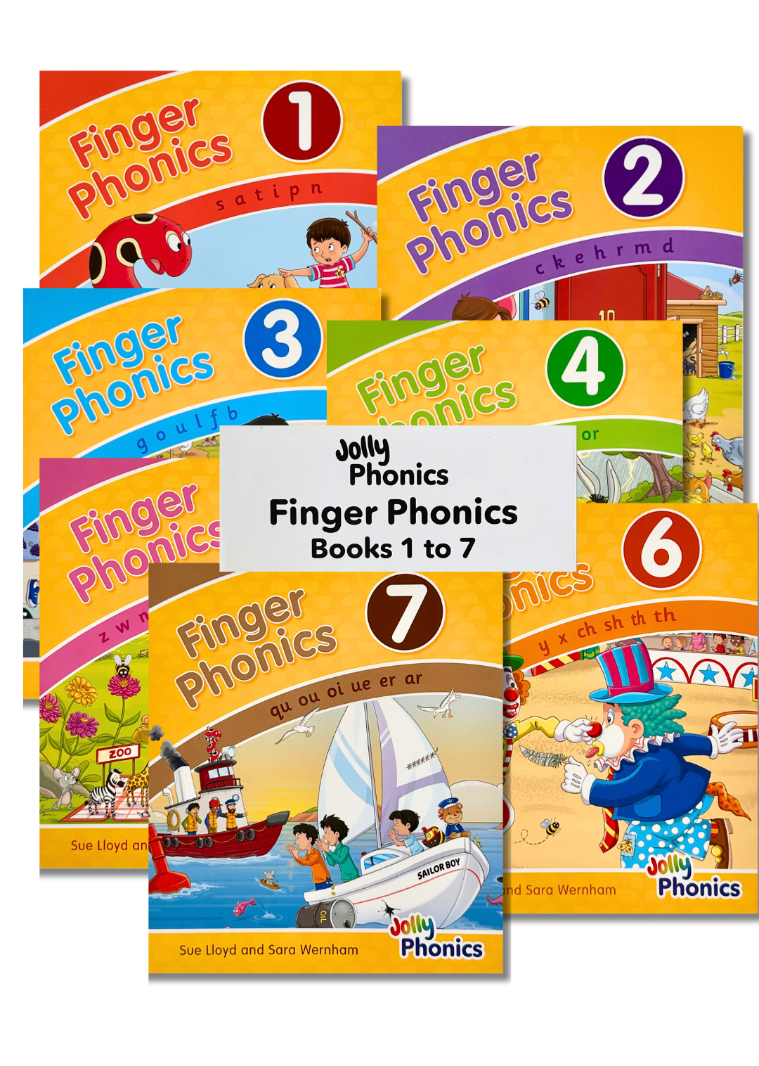 Малки книги Finger Phonics Books 1-7